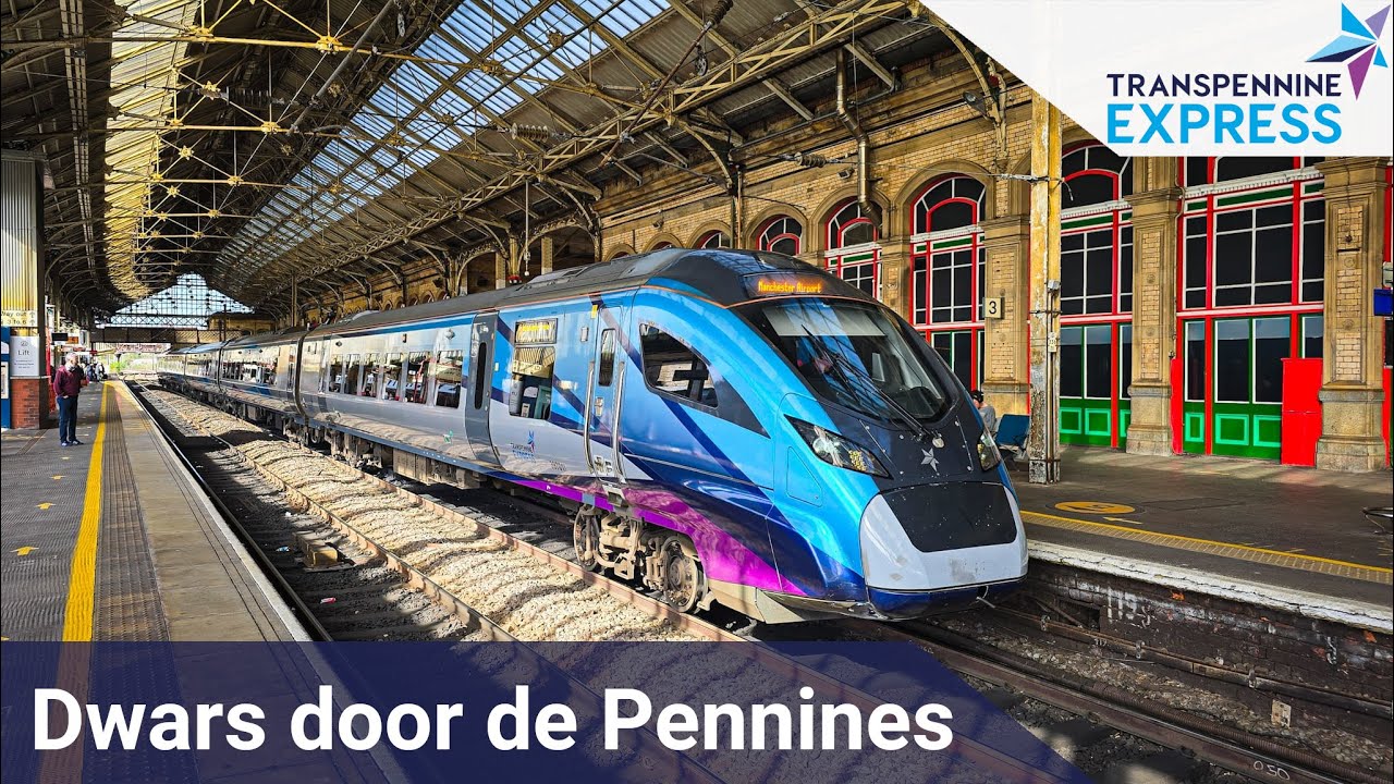 Dwars door de PENNINES naar BLACKPOOL met de TREIN 🇬🇧 #Bartvlog