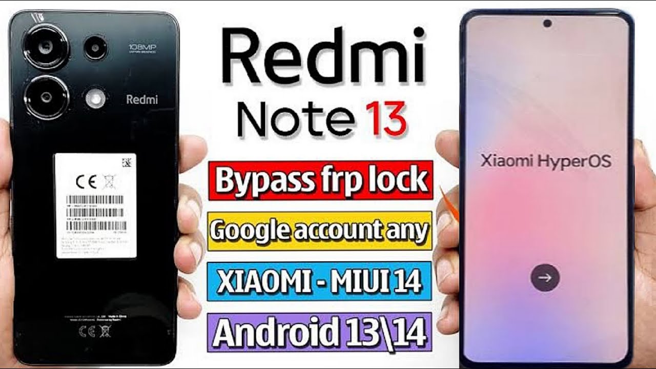 Redmi Note 13 Frp bypass Unlock Android 15 || Redmi note 13 4g Google account bypass Without Pc