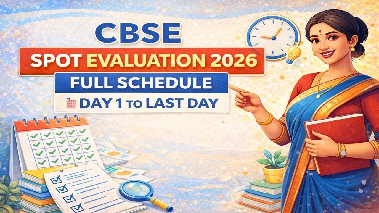 C.B.S.E SPOT EVALUATION 2026 - FULL SCHEDULE - FIRST DAY TO LAST DAY - CLASS X