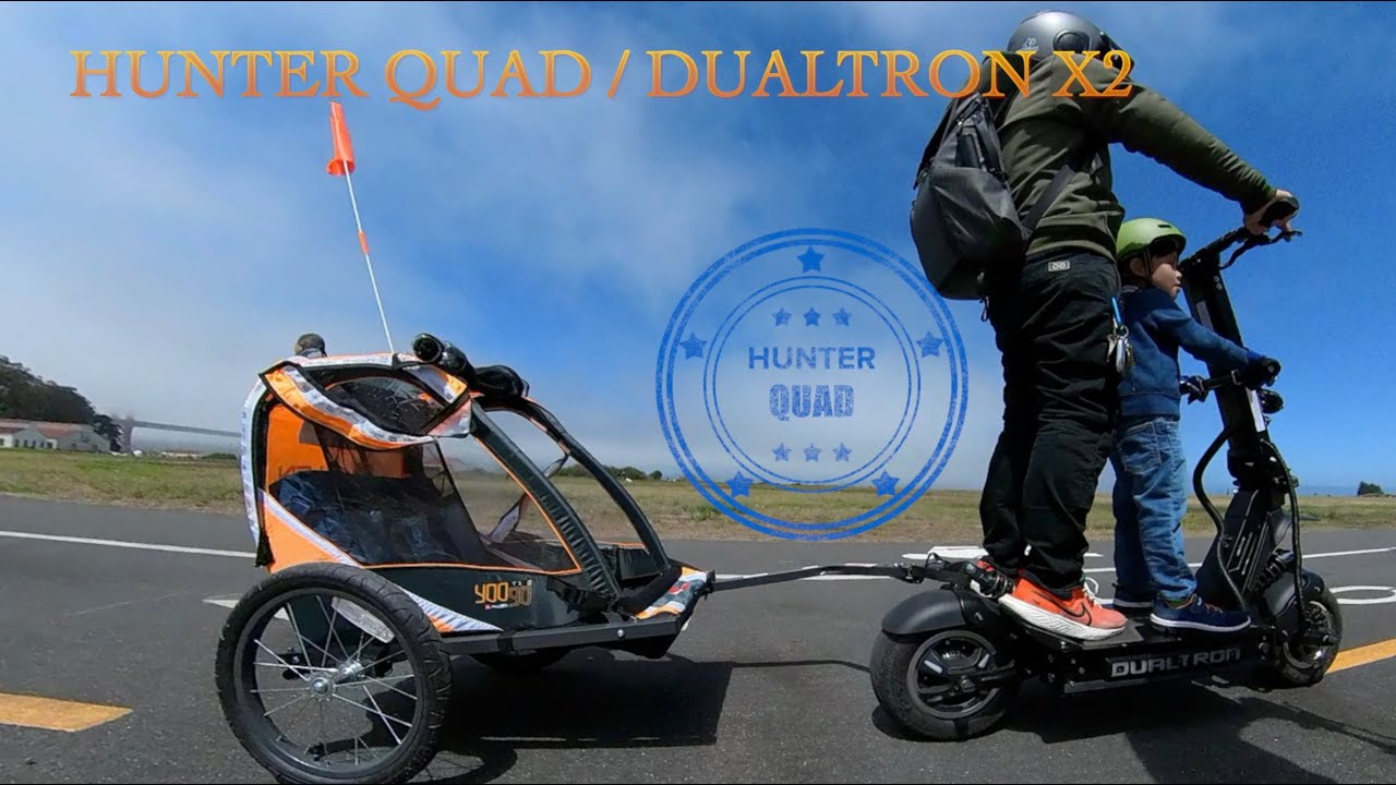 Hunter Quad and DTX2 ( Bike trailer )