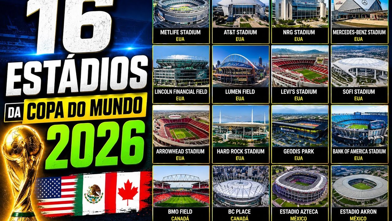 16 EST&Aacute;DIOS DE LA COPA DEL MUNDO 2026