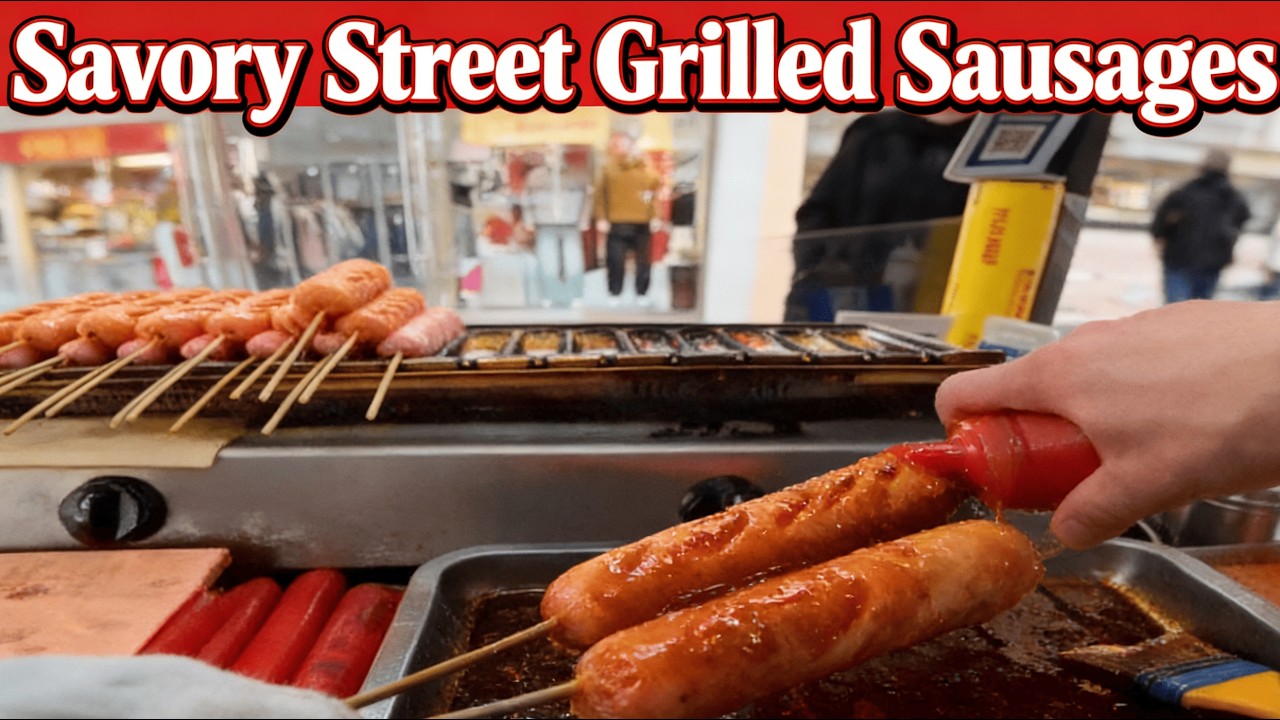 Make money with tasty crispy sausages, only $1 for 2, popular street food!