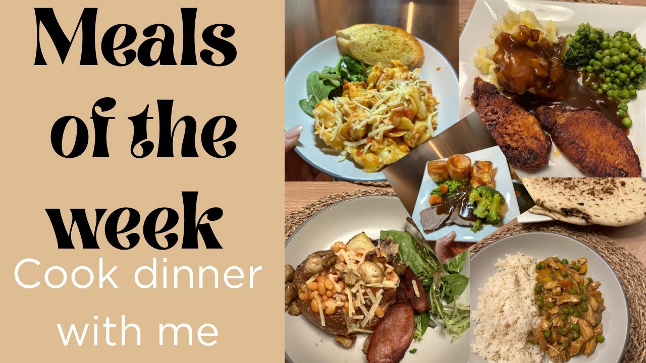 Meals Of The Week - Simple, Family Friendly Meals! Cook Dinner With Me Vlog