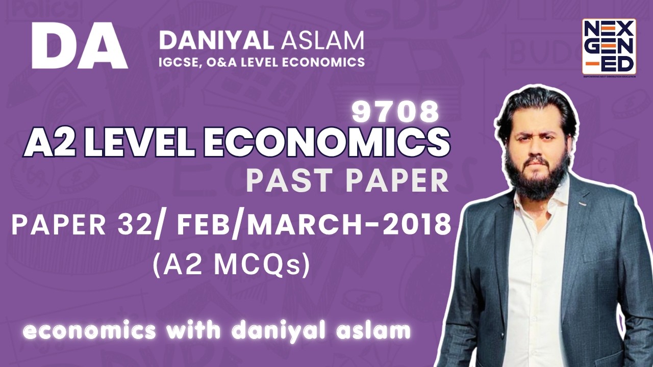 A2 Economics 9708 Feb/March 2018 (P32) Paper 3 (MCQs) Variant 2