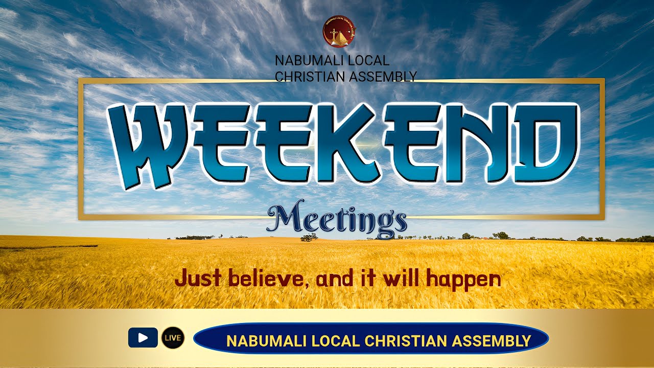 26-0201M || Sun Morning service || Weekend Meetings