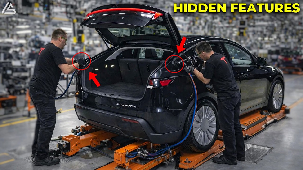 Model Y Juniper 2026: Скрытые функции, ставшие доступными благодаря производственной линии Tesla ...