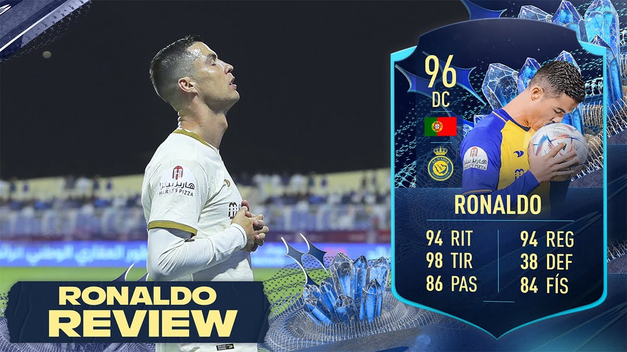 QUÉ CARTA!!! 96 CRISTIANO RONALDO FIFA 23 TOTS MOMENTS REVIEW