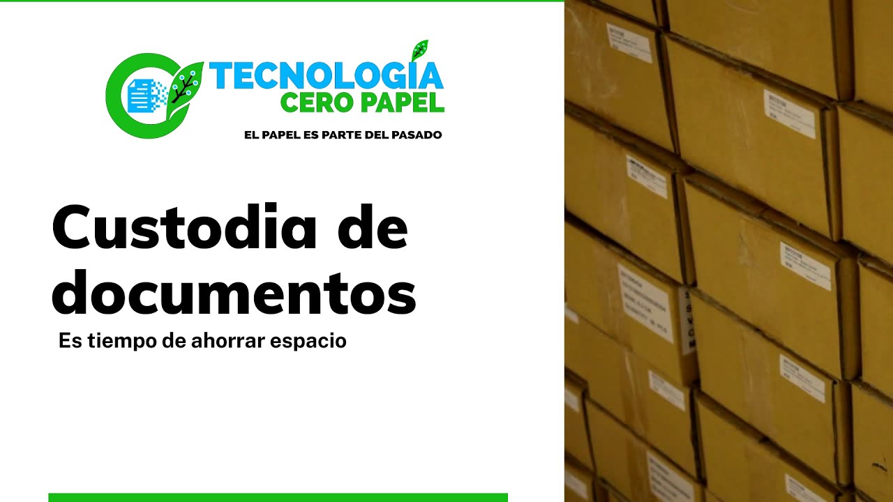 Custodia de documentos | Gestión documental 📦