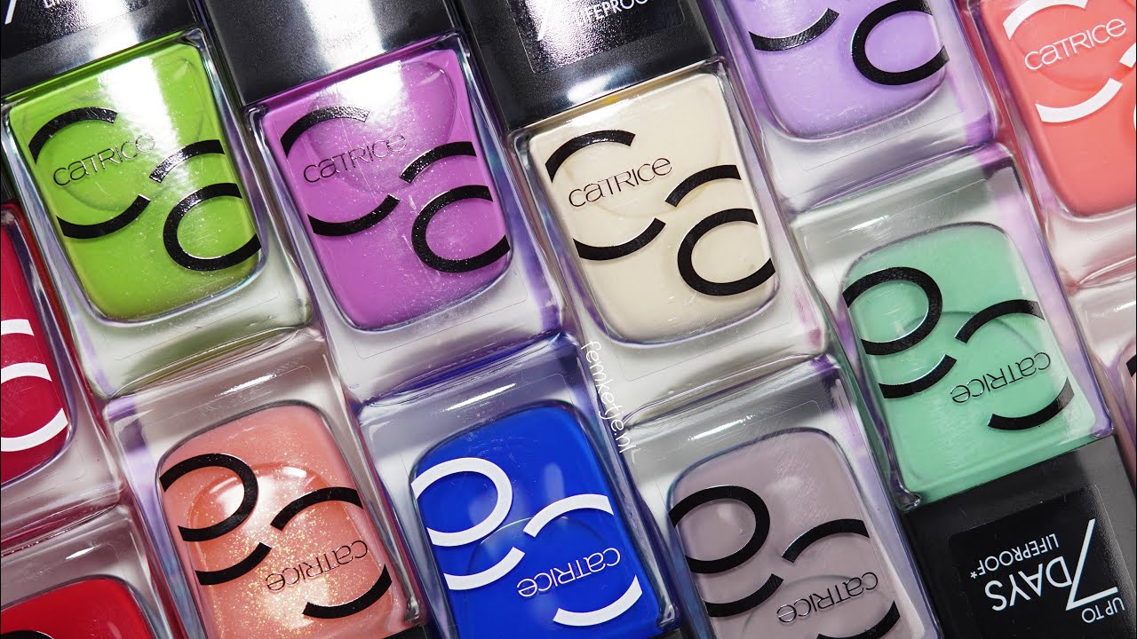15 NEW Catrice ICONails Nail Polishes 💅 (Spring 2023) - femketjeNL