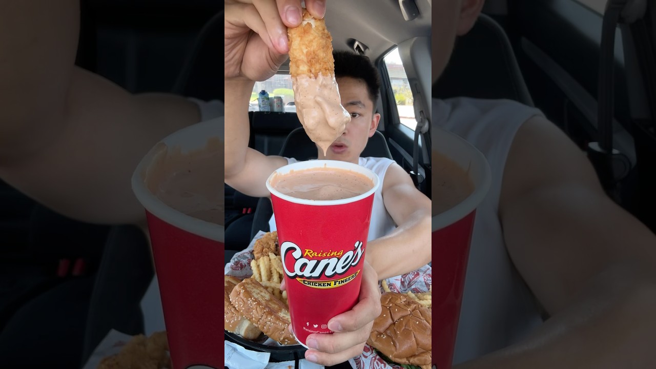 RAISING CANES 🔥 #shorts