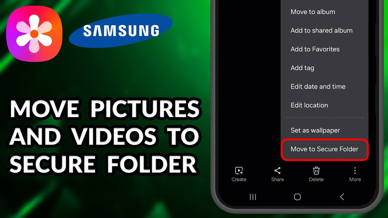 How To Move Pictures And Videos To Secure Folder Samsung