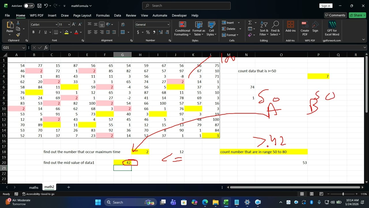 MS Excel Formulas Tutorial | Mathematical & Text Formulas Explained