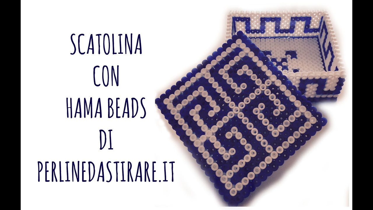 Scatolina con le HAMA  BEADS ORIGINALI di Prelinedastirare.it  e GIVEAWAY (Arte per Te)