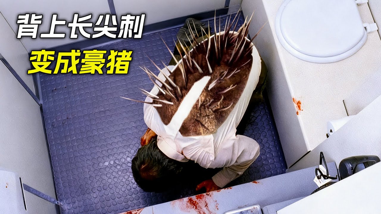 男人被病毒感染，背上長出尖刺，變成了豪豬，科幻，奇幻，電影，解說，獵奇，懸疑，冒險，超能力，危機邊緣，短片，short films