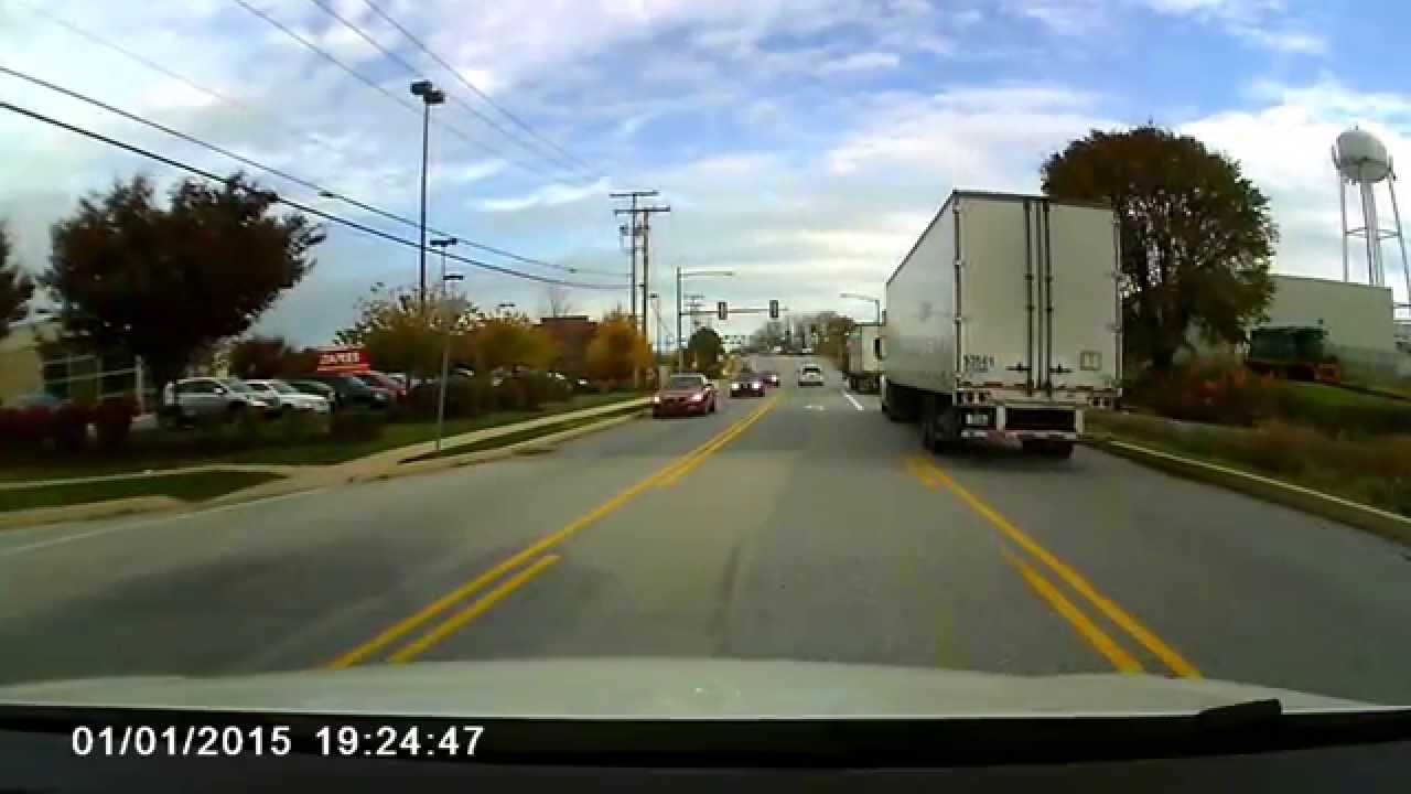 Stop sign runner gets instant justice!