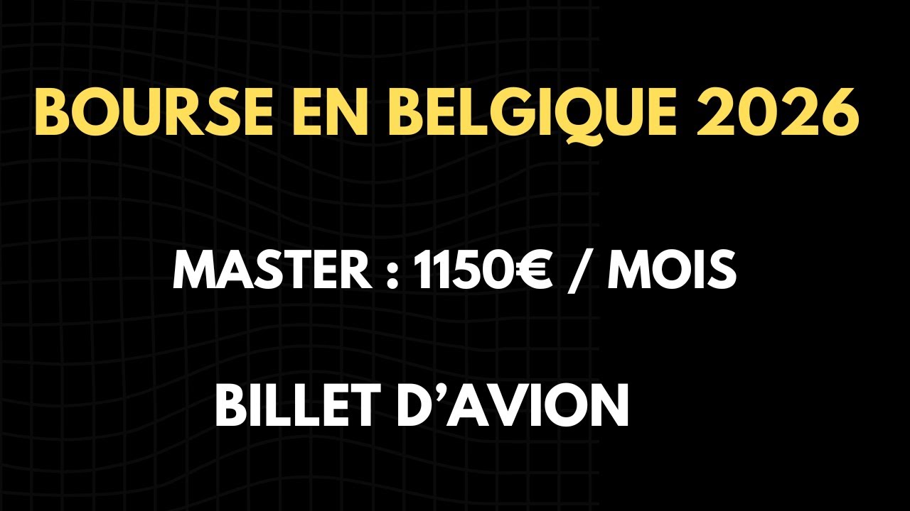 Bourse ARES Belgique 2026-2027 : Étudiez Gratuitement en Europe (Frais + Billet d'avion inclus)