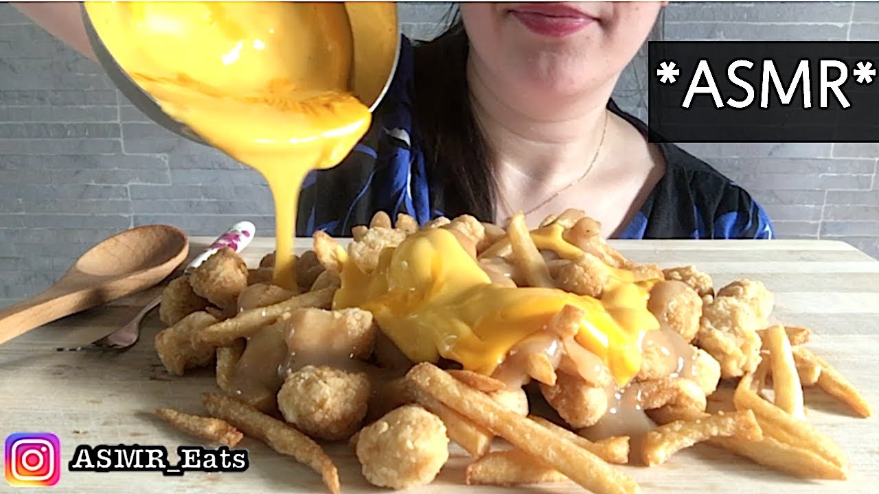 ASMR CHEESY KFC POPCORN CHICKEN GRAVY FRIES *NO TALKING* | Eating Show | MUKBANG 먹방 | Soft Sounds |