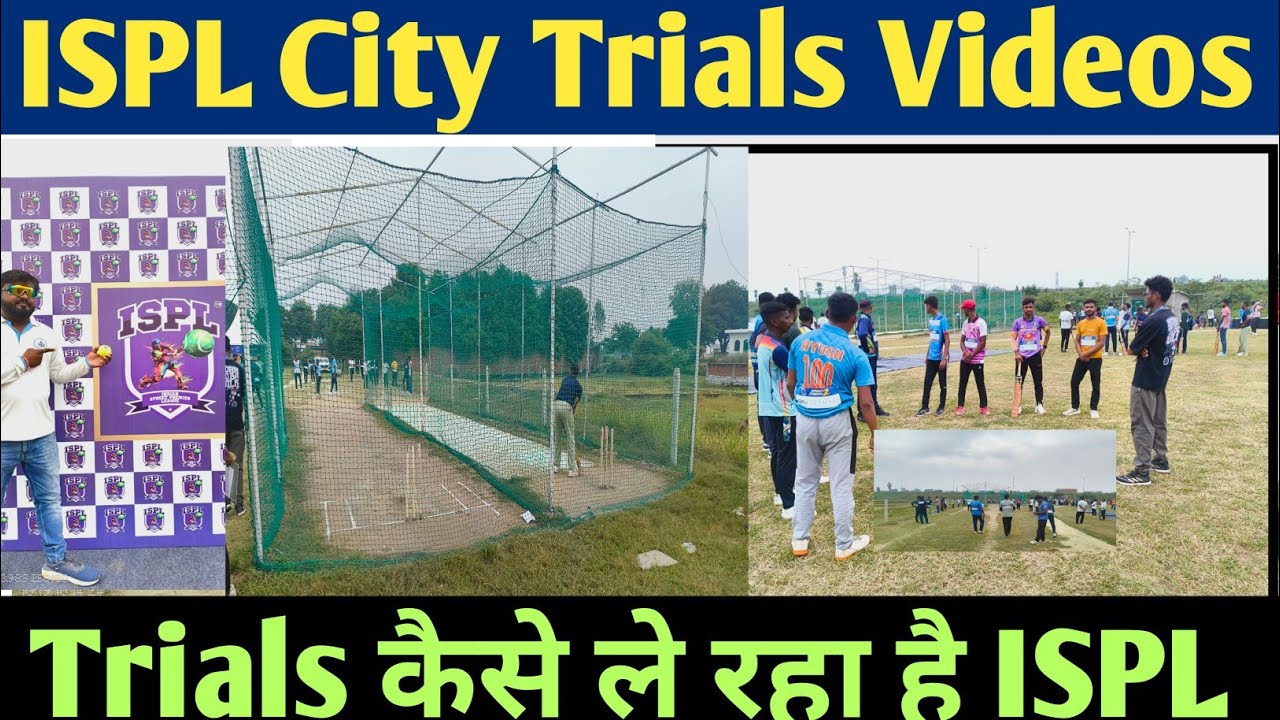 ISPL Trials Video ll How are ISPL's City Trials going on 😊 ISPL Varanasi Trial videos