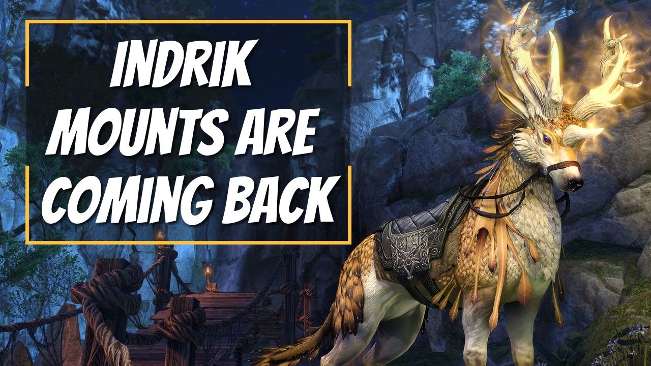 🦌Indrik Mounts Are Coming Back To The Elder Scrolls Online