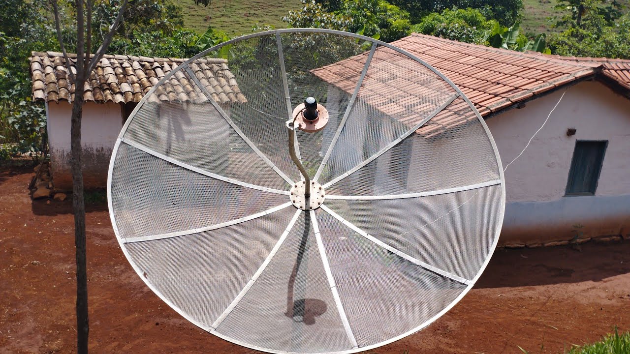 como adaptar lnbf da Banda ku em antena da banda c