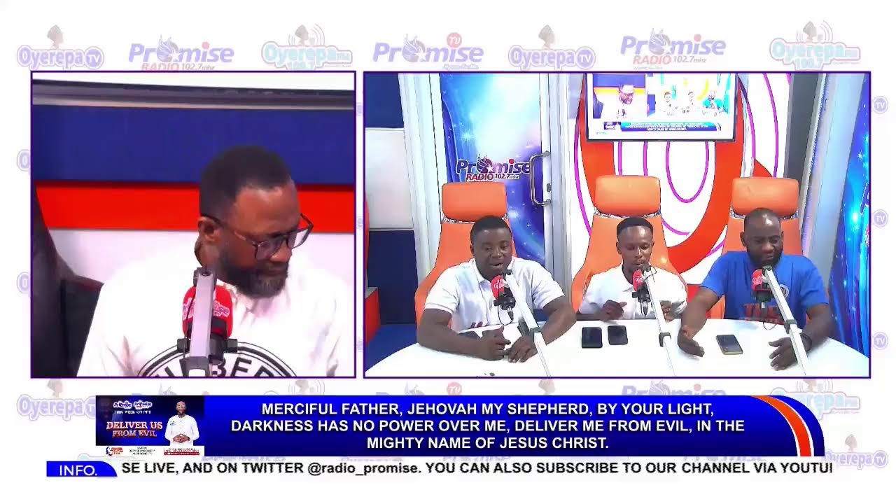 PPT - PROMISE PRAYER TIME is live with Daddy Asiamah
