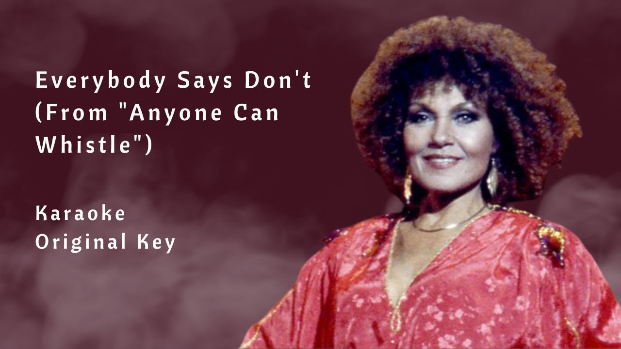 Cleo Laine - Everybody Says Don't - Karaoke