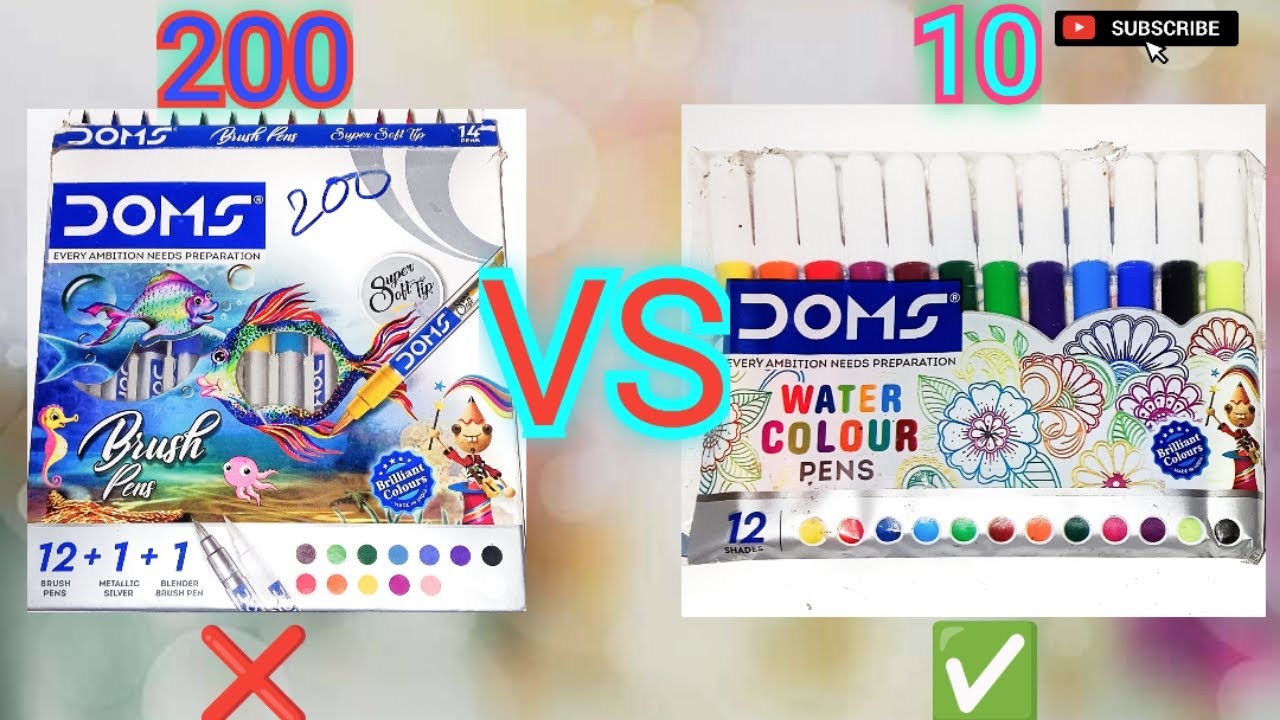 I draw some drawings and testing 🤔 colours 😍 who is best 🤔 #amazing #long#video#comprision #doms