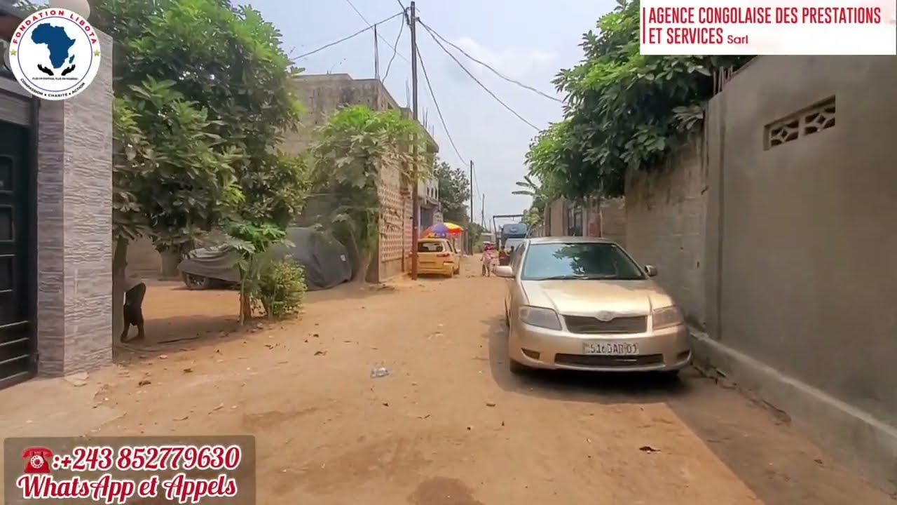👉RDC/KINSHASA/PRIX:45 000$ À DISCUTER/PARCELLE MISE EN VENTE AVEC 3 PORTES DES LOCATAIRES,KITOKO 