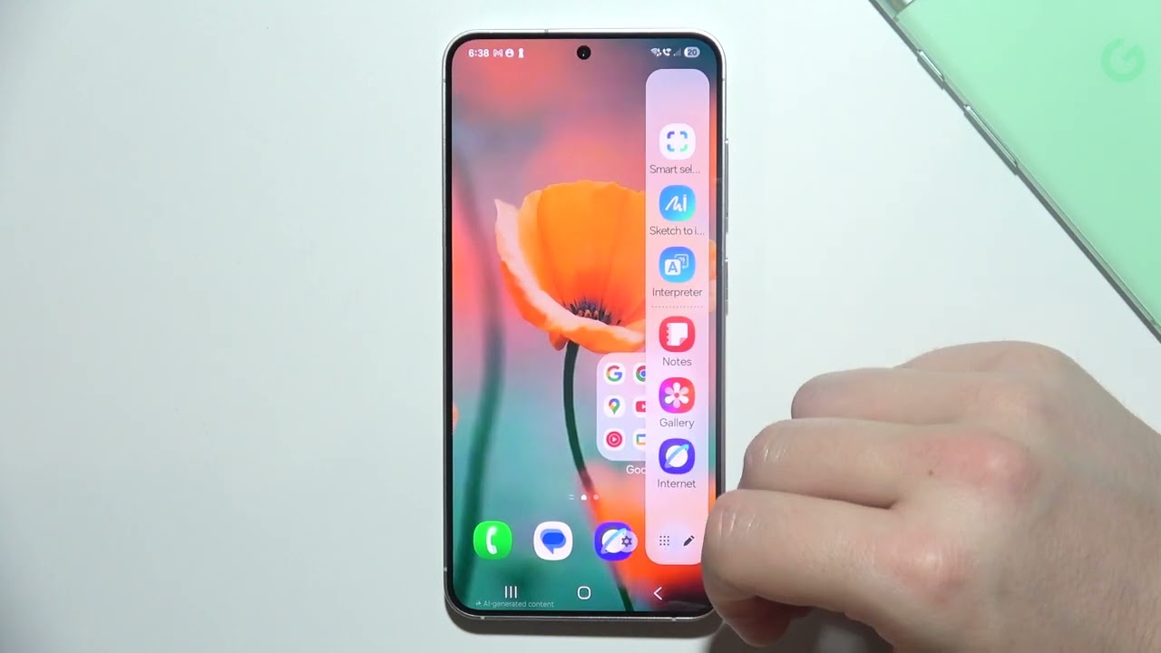 Samsung S25: как пользоваться боковой панелью Edge