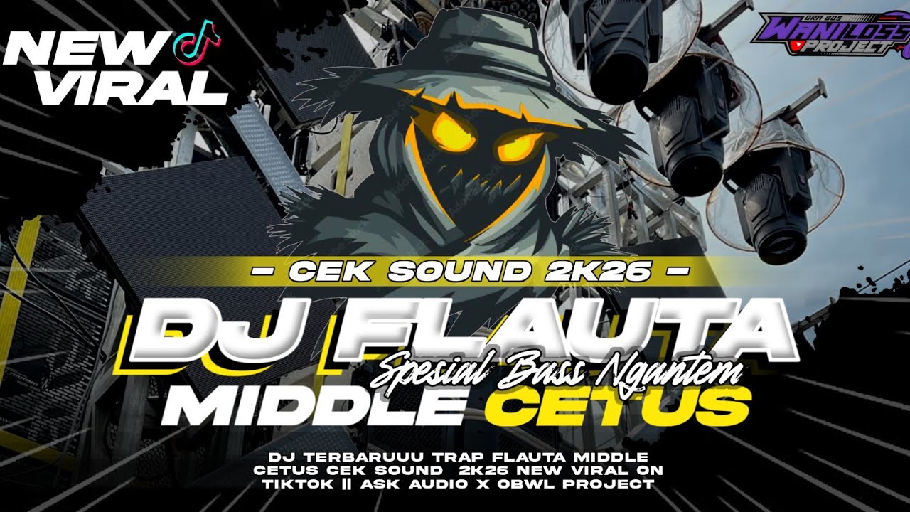 DJ FLAUTA MIDDLE CETUS SPESIAL BASS NGANTEM || ASK AUDIO X OBWL PROJECT