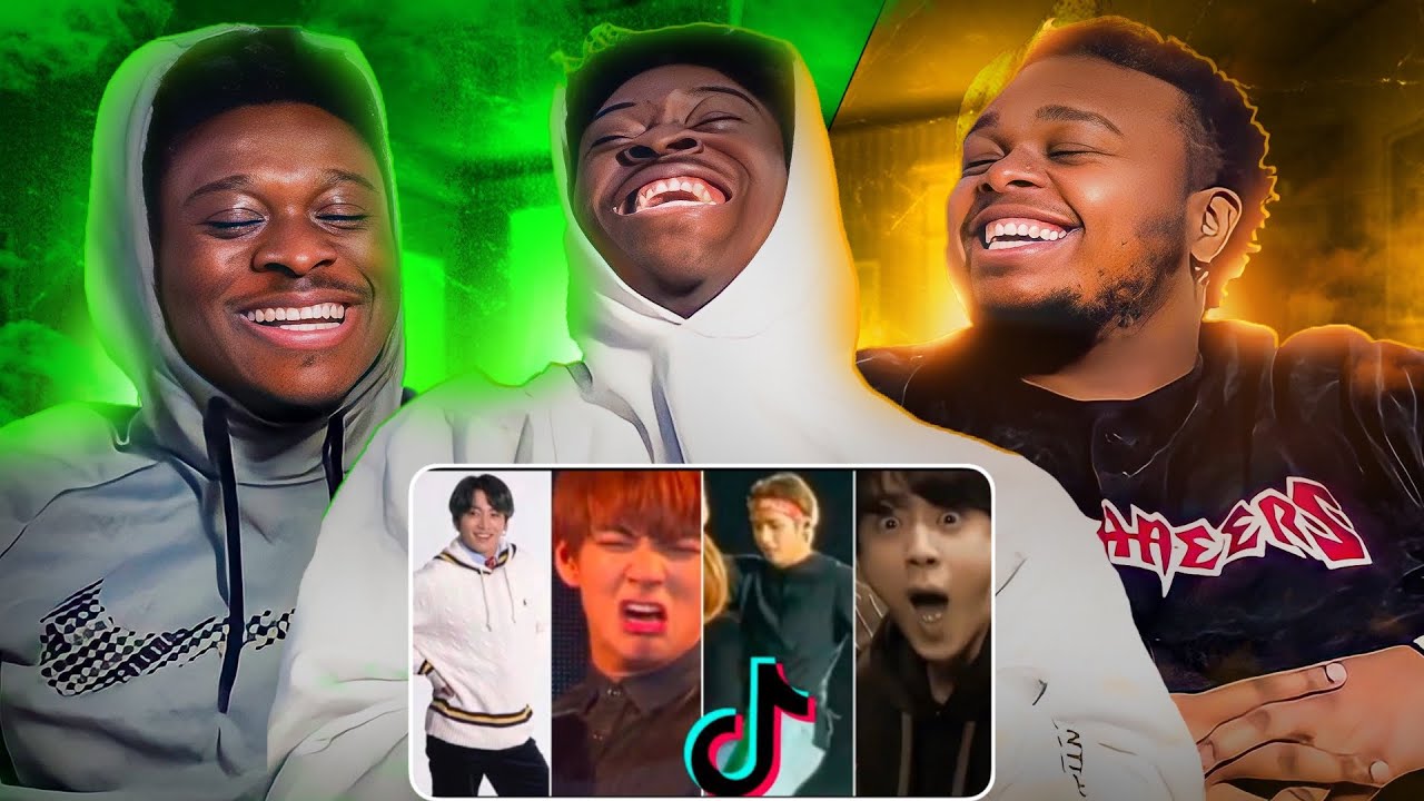 Подборка смешных моментов Bts из TikTok (попробуйте не засмеяться)