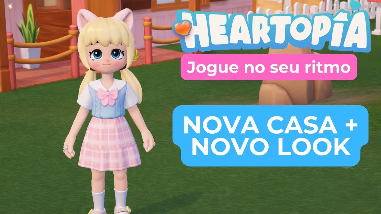 Olha como é fácil mudar tudo no Heartopia!