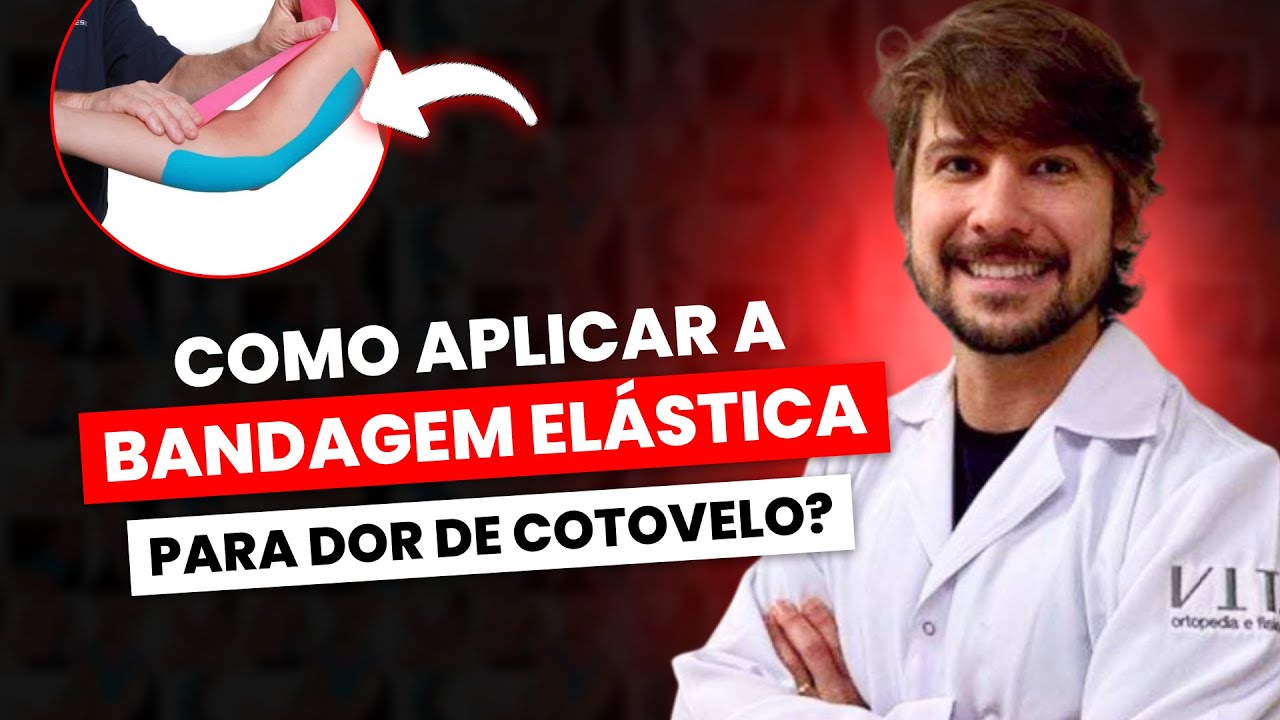 ESSA É A MANEIRA CORRETA DE APLICAR BANDAGEM NO COTOVELO!
