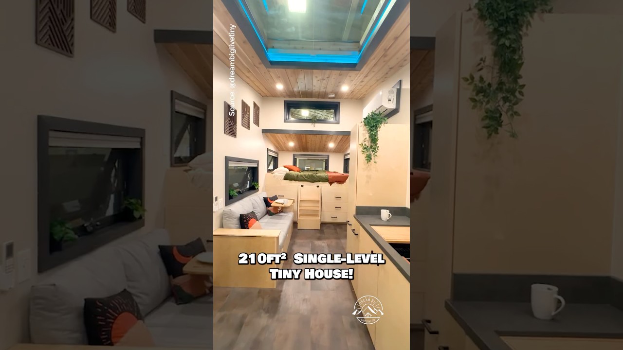 210-sqft Single-Level Tiny House!