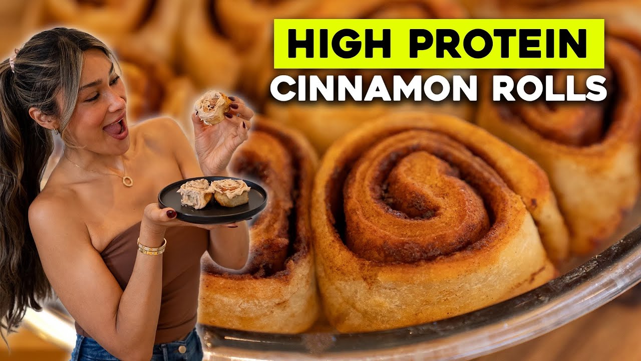 FLUFFY CINNAMON ROLLS (2 Ingredient Dough!!!)