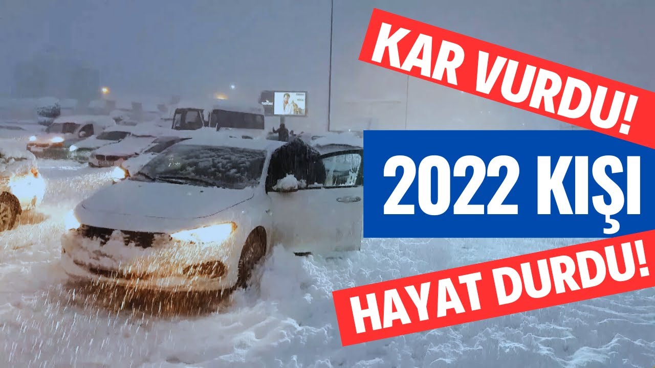 İstanbul'un 2022 Kışı Kar Fırtınası! Vorteks Vurdu!