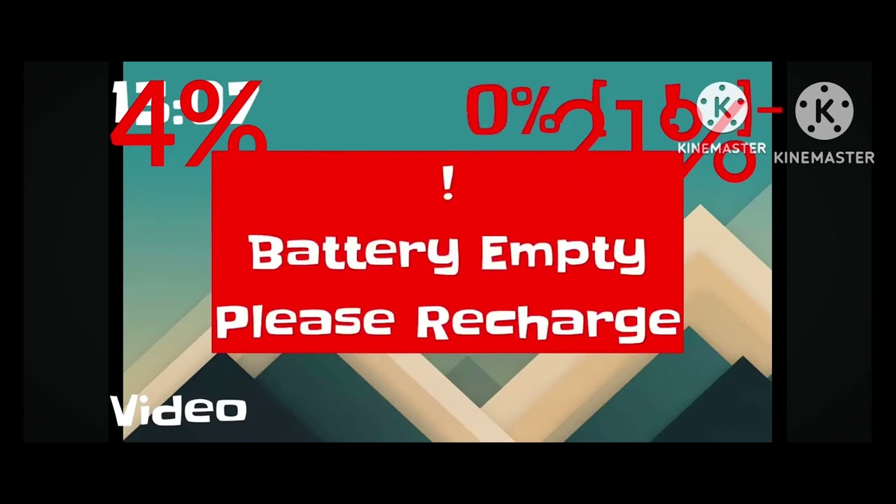 Certaphone D58 Low Battery, Empty and Charging