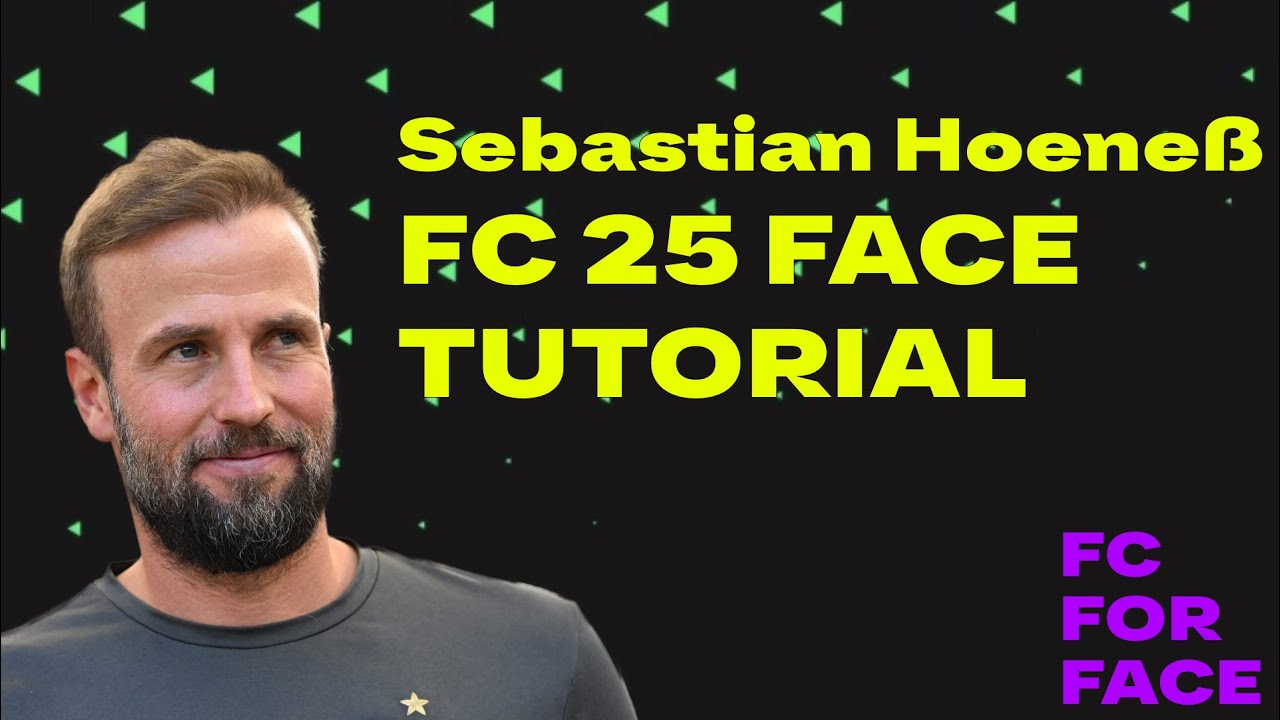 Sebastian Hoeneß FC 25 FACE CREATION Tutorial CAREER MODE