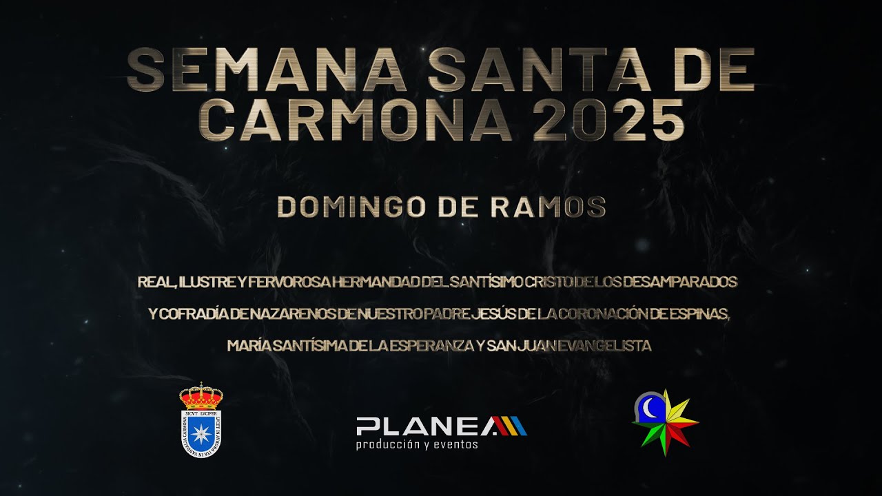 Domingo de Ramos, Semana Santa de Carmona 2025.