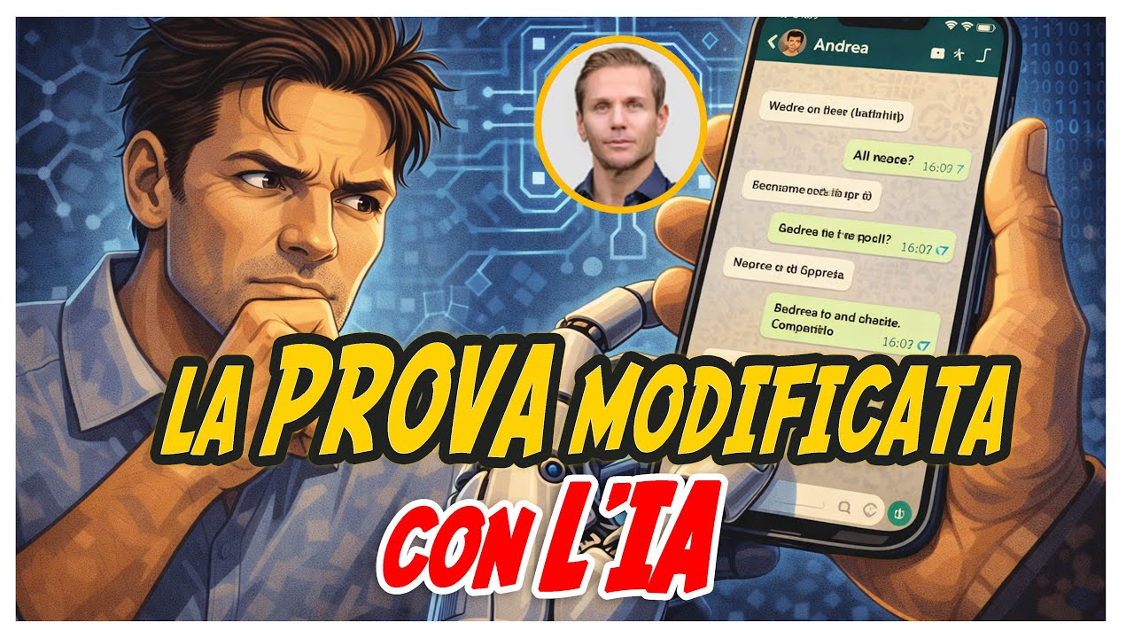 La prova della CHAT Whatsapp MANIPOLATA con l'iintelligenza artificiale | Avv. Angelo Greco