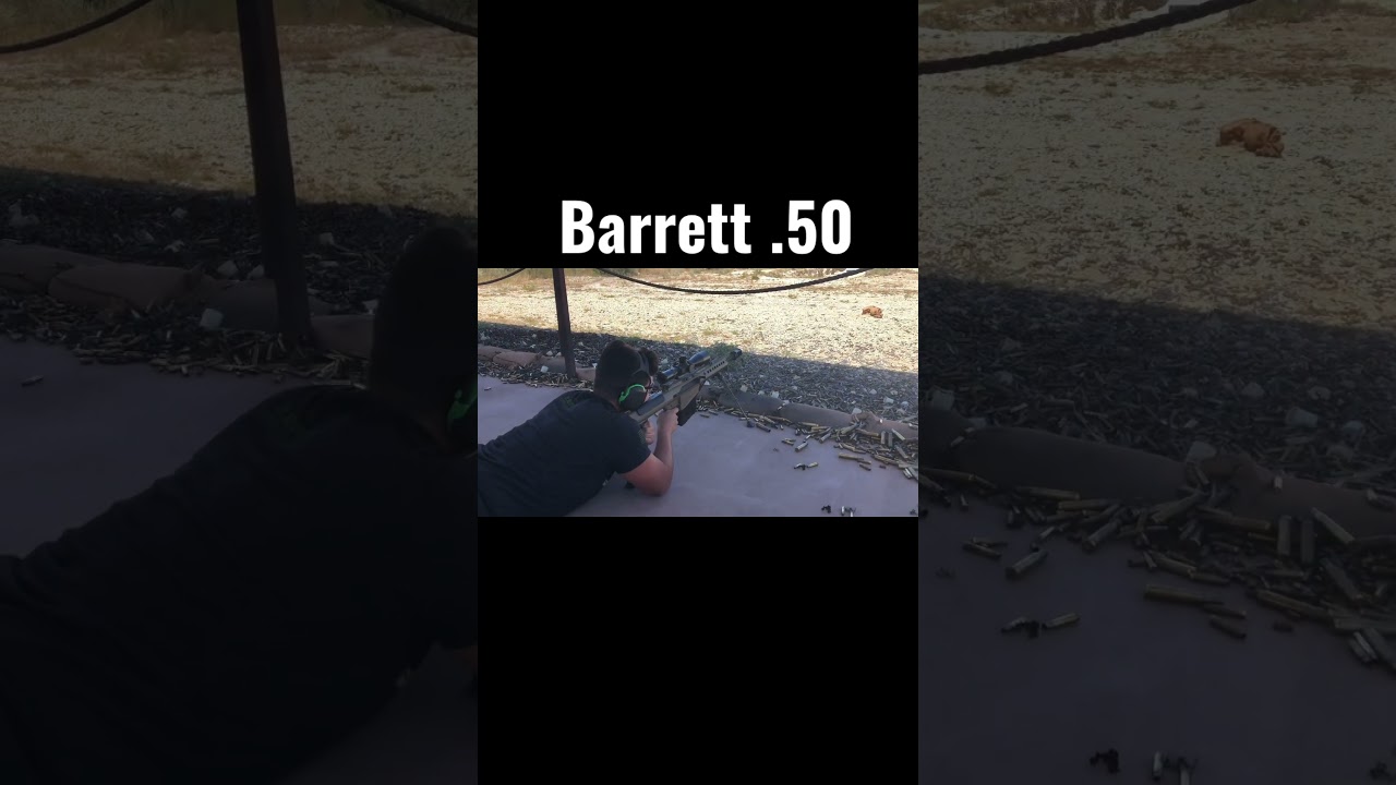 Barrett .50 at DriveTanks in Texas
