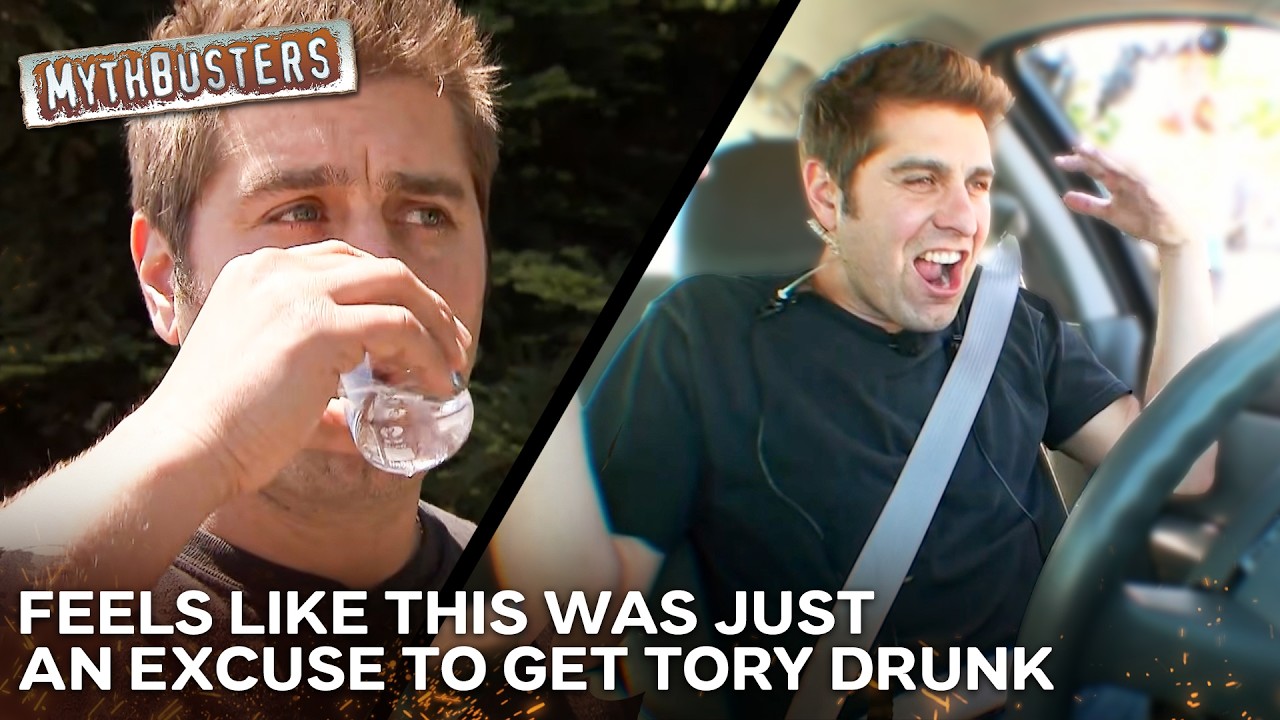 Is Driving Exhausted Really As Dangerous As Driving Drunk? | MythBusters
