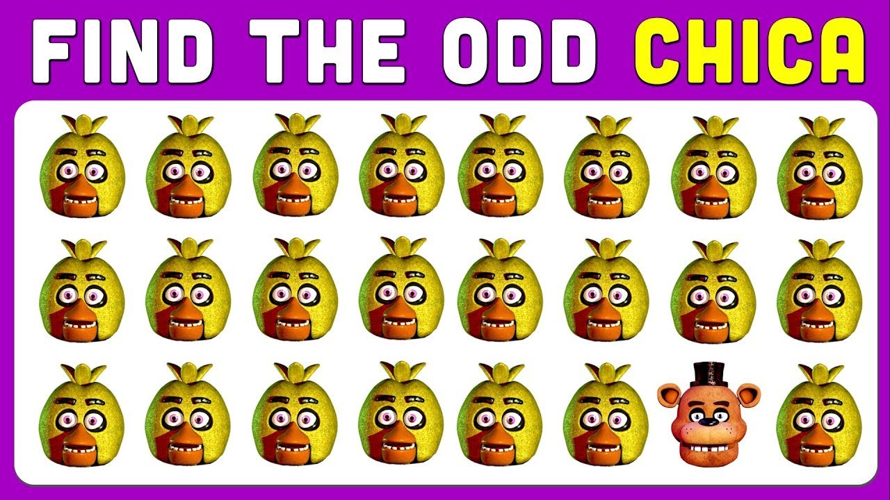 Find the ODD One Out - FNAF Edition 🐻 FNAF Movie 2024 Quiz  #quiz  #fnaf