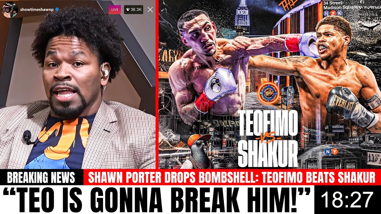 BREAKDOWN: Shawn Porter Explains Why Teofimo Lopez Beats Shakur Stevenson Very Easily!