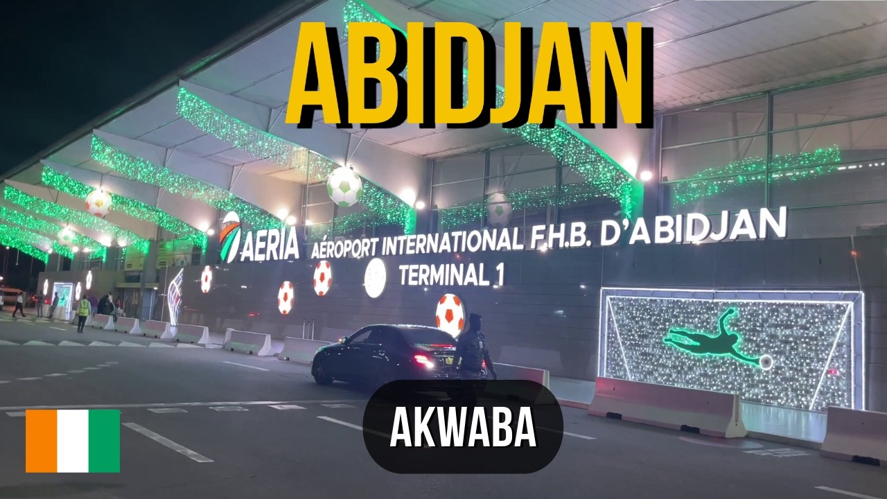 Mes premiers pas en Cote d'ivoire: aéroport survol d'Abidjan une claque