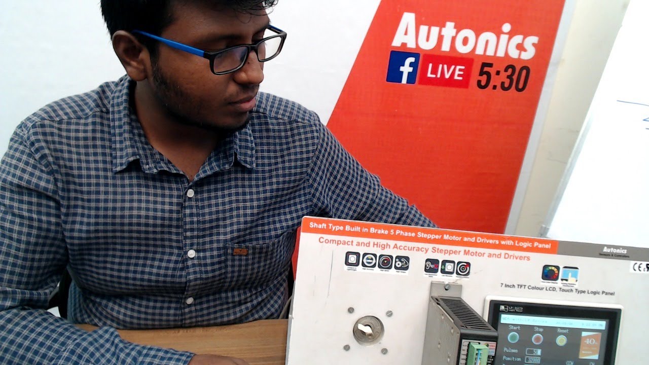 Autonics YouTube Live @5.30 PM, Stepper Motor & Driver