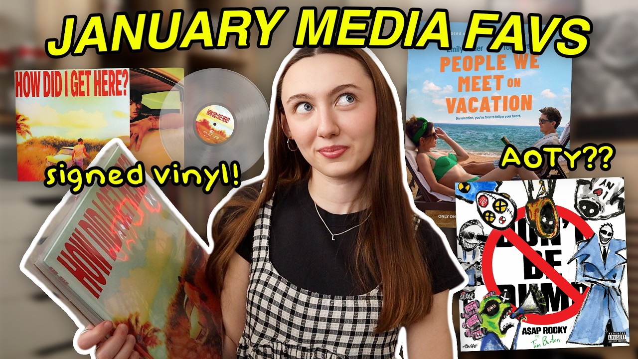JANUARY MEDIA FAVORITES! (new music, movies, + signed vinyl haul)
