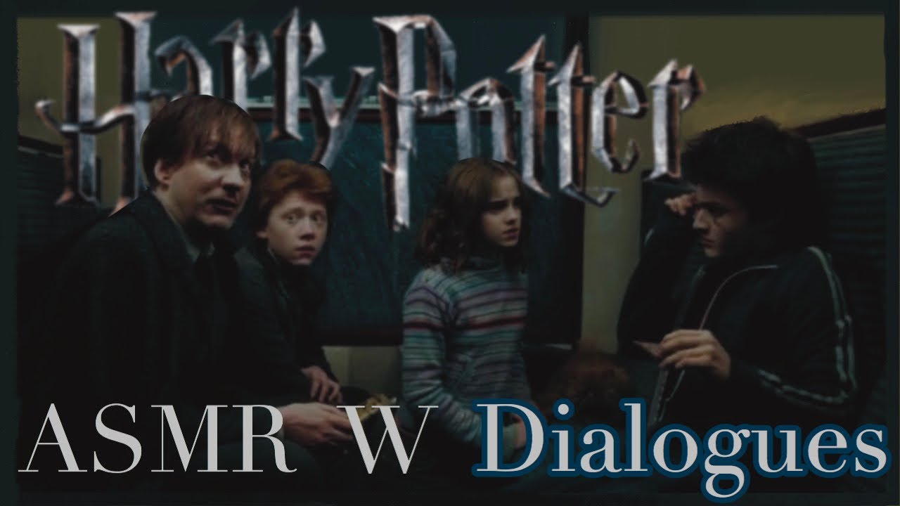 Harry Potter Prisoner of Azkaban Train Ambiance ASMR with Dialogues &Sountrack- Shifting to Hogwarts