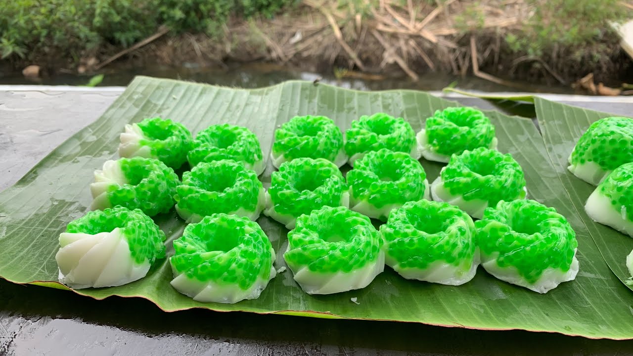 Kuih Sagu Biji Bersantan - tak perlu Kukus - Sukatan Cawan