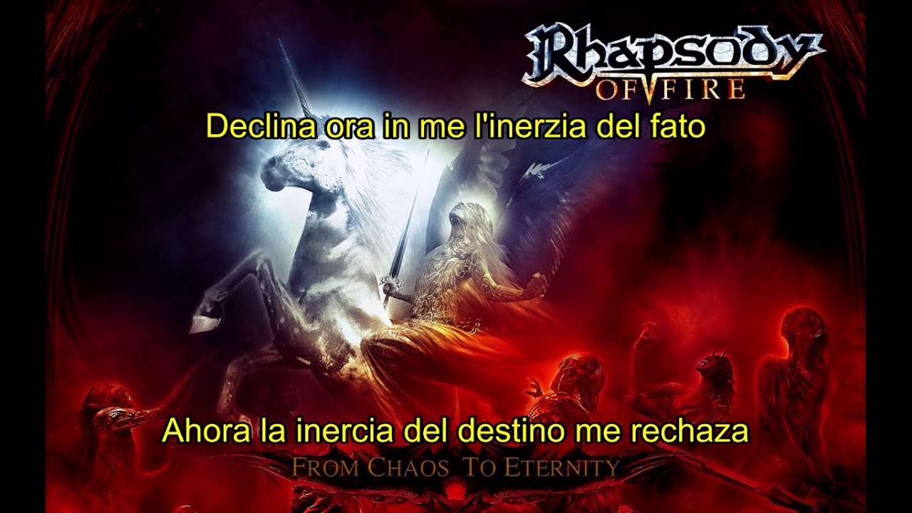 Rhapsody of Fire - Tempesta Di Fuoco (Lyrics & Sub. Español)